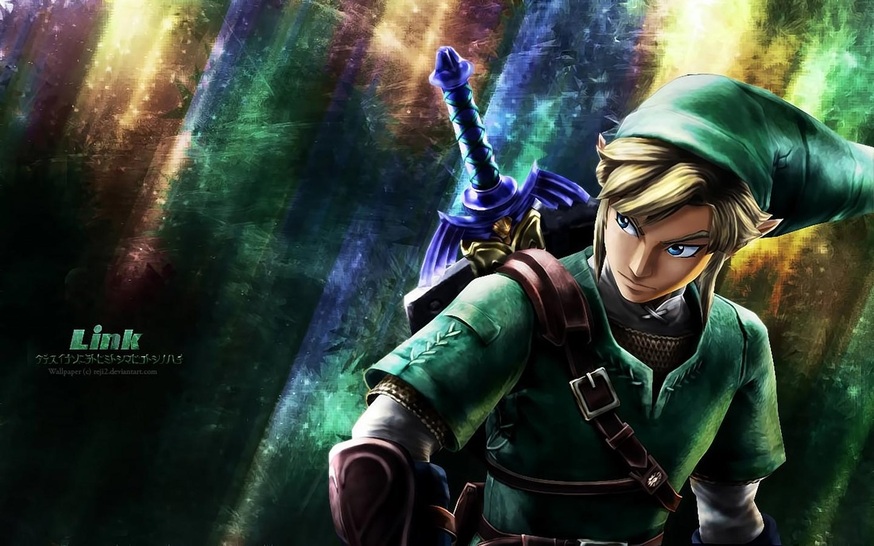 The Legend of Zelda: Ocarina of Time Shigeru Miyamoto very rare Poster  56x40cm